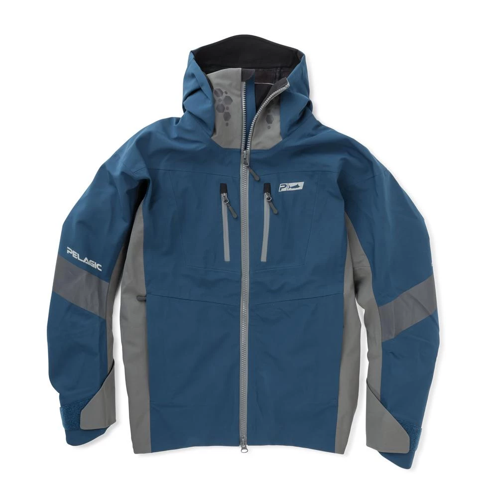Pelagic Tempest Pro Storm Fishing Jacket - Navy Hot Deals