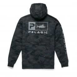 Pelagic Icon Fish Camo Hoodie Seasonal Selections