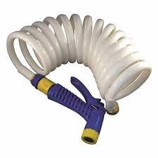 Marpac Coiled Washdown Hose With Nozzle
