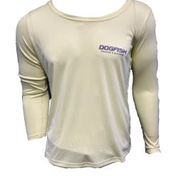 Dogfish Tackle & Marine Dogfish Tarpon Purple Camo Ladies L/S Performance Shirt