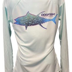 Dogfish Tackle & Marine Dogfish Ladies Tuna Bait Ball UPF LS Seafoam