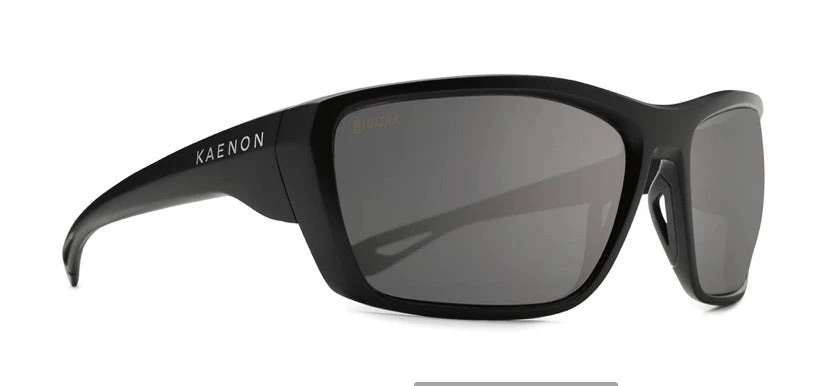 KAENON Arcata Polarized Sunglasses Matte Black/ Ultra Grey 12