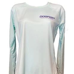 Dogfish Tackle & Marine Dogfish Ladies Tuna Bait Ball UPF LS Seafoam