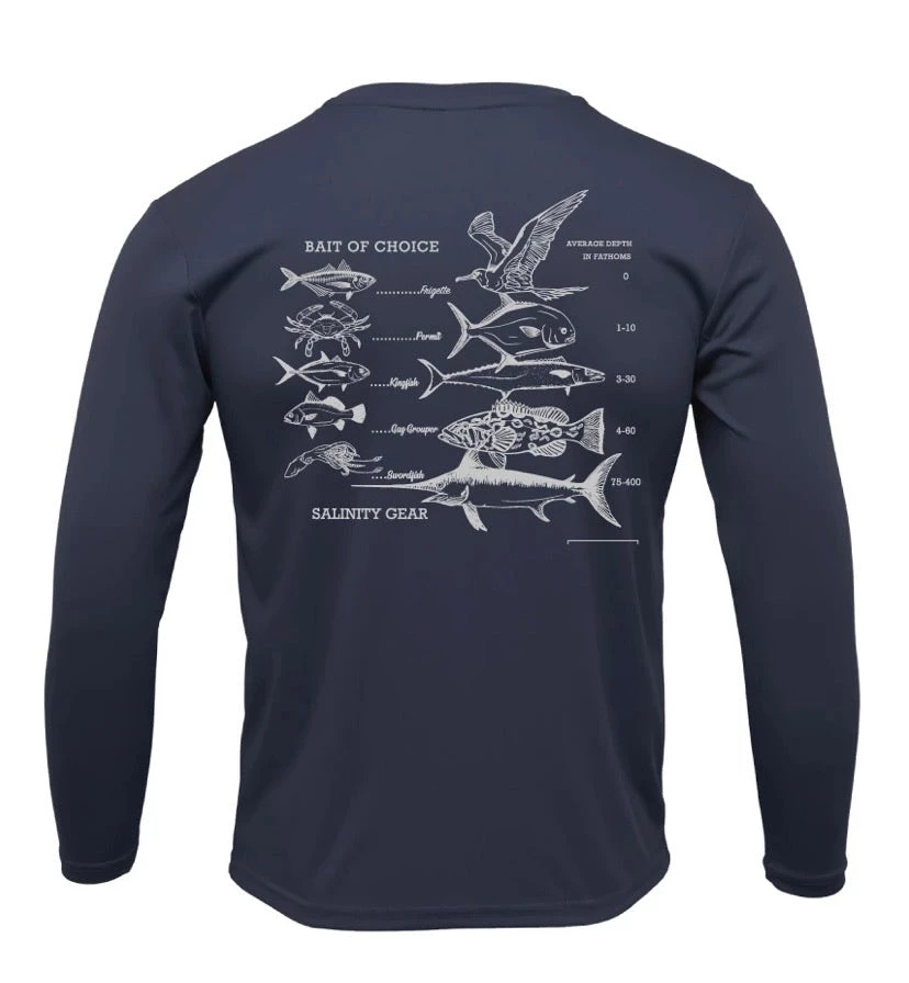 Salinity Performance Fathom L/S Navy Lifestyle Gear
