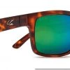 Kaenon Burnet XL Polarized Sunglasses Matte Tortoise / Green Mirror Lifestyle Gear