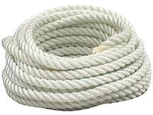 Seachoice White 3 Strand Nylon Anchor Rope / Dock Line