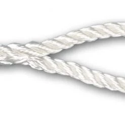Seachoice White 3 Strand Nylon Anchor Rope / Dock Line